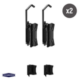 Set 2 Soportes Bicicletas Muro Abatibles Canberra 1 un