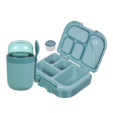 Lonchera Plástica 1100 ml con vaso yogurt 680 ml azul Boppi 1 un
