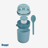 Lonchera Plástica 1100 ml con vaso yogurt 680 ml azul Boppi 1 un