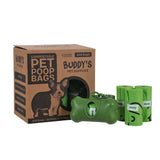 Bolsas Desechos Perro Compostables con Dispensador Buddy's Pet Supply 330 un