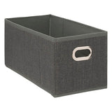 Caja Almacenamiento Linen Dark Gray 15 x 31 cm 5five 1 un