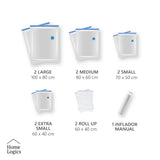 Set 10 Bolsas Almacenaje al Vacío Home Logics 1 un