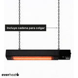 Calefactor de Pared Patio WiFi 2500W con Cadena Everheat 1 un