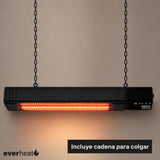 Calefactor de Pared Patio WiFi 2500W con Cadena Everheat 1 un