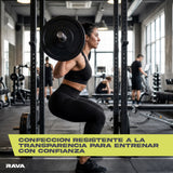 Calzas Deportivas Mujer Rava Activewear Negro 1 un