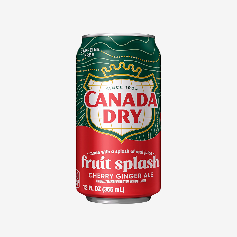 Bebida Ginger Ale Fruit Splash Lata Canada Dry 355 ml