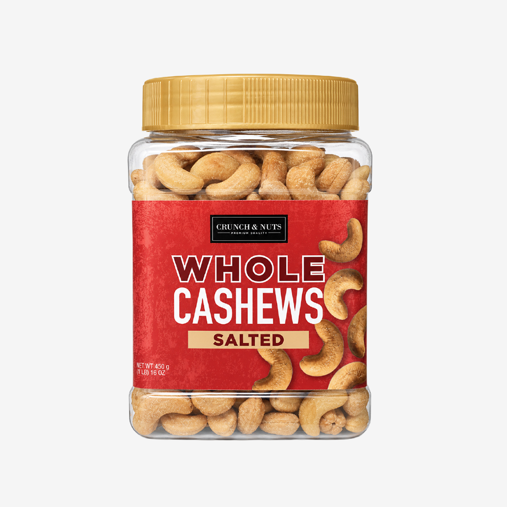 Castañas de Cajú con Sal Crunch & Nuts 450 g