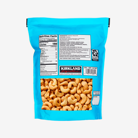 Castañas de Cajú Fancy Enteras sin Sal Kirkland