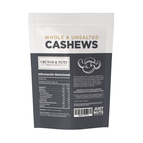 Castañas de Cajú Sin Sal Crunch & Nuts 700 g