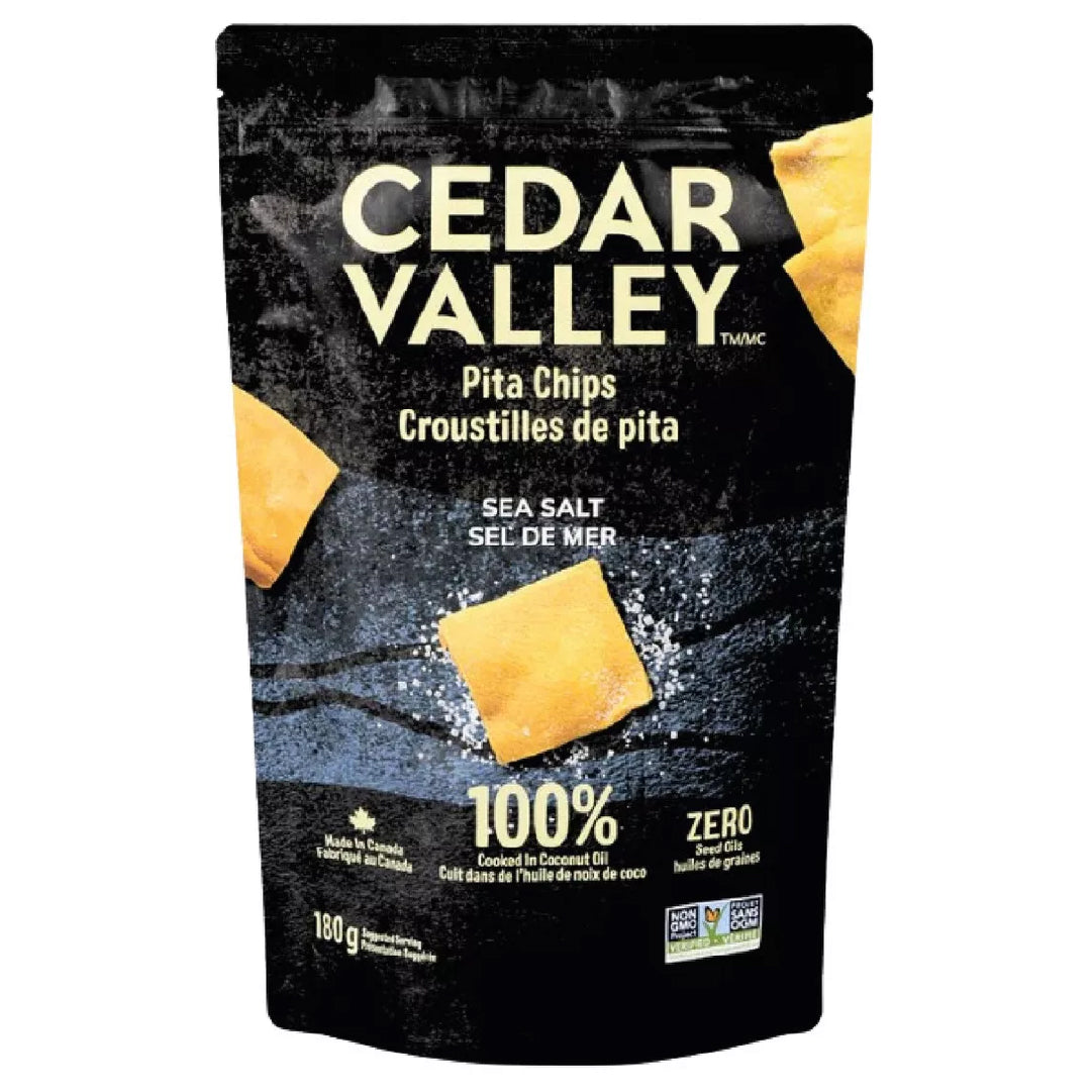 Pita Chips Sal de Mar Cedar Valley Selection 180 g