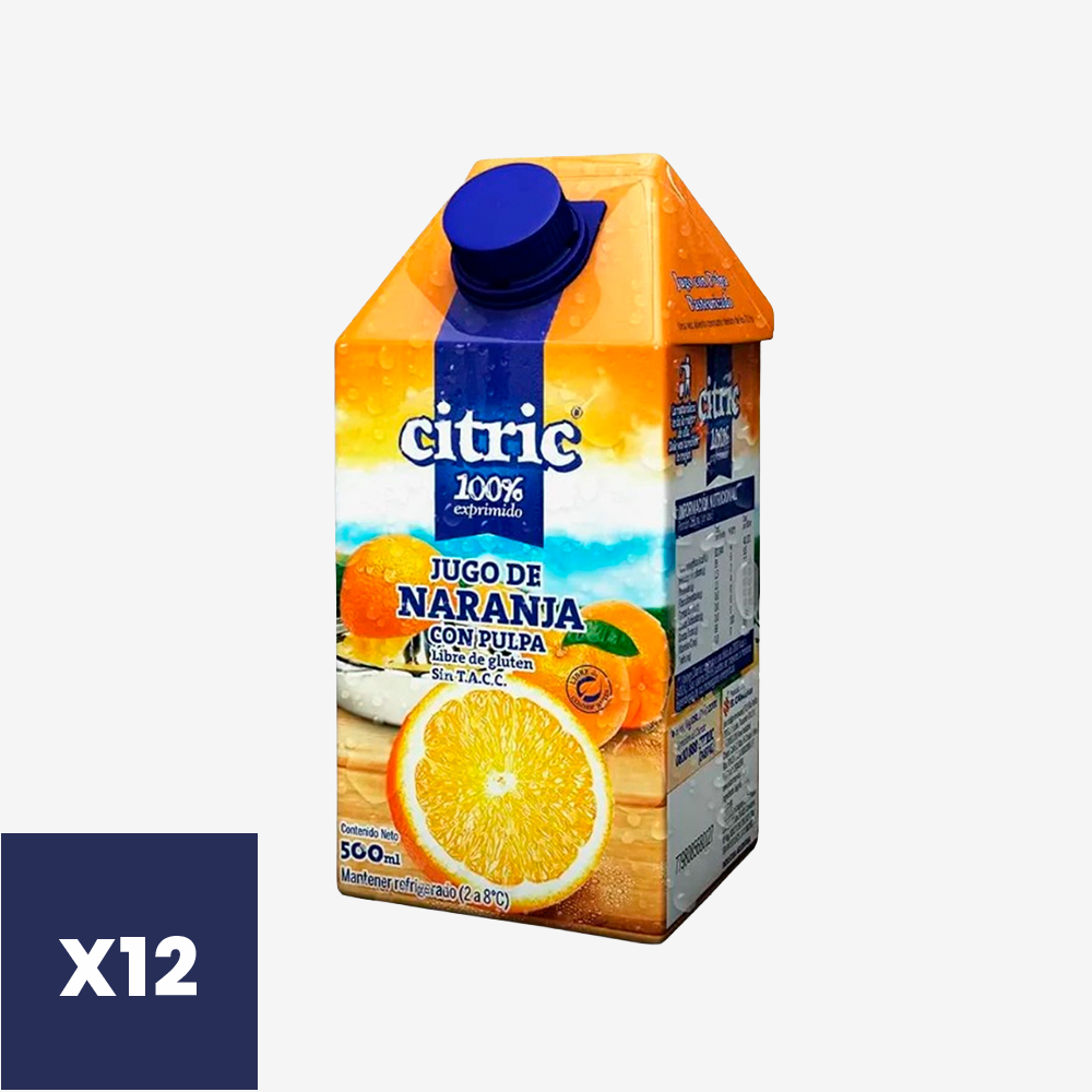 Jugo Naranja Citric 12 x 500 ml
