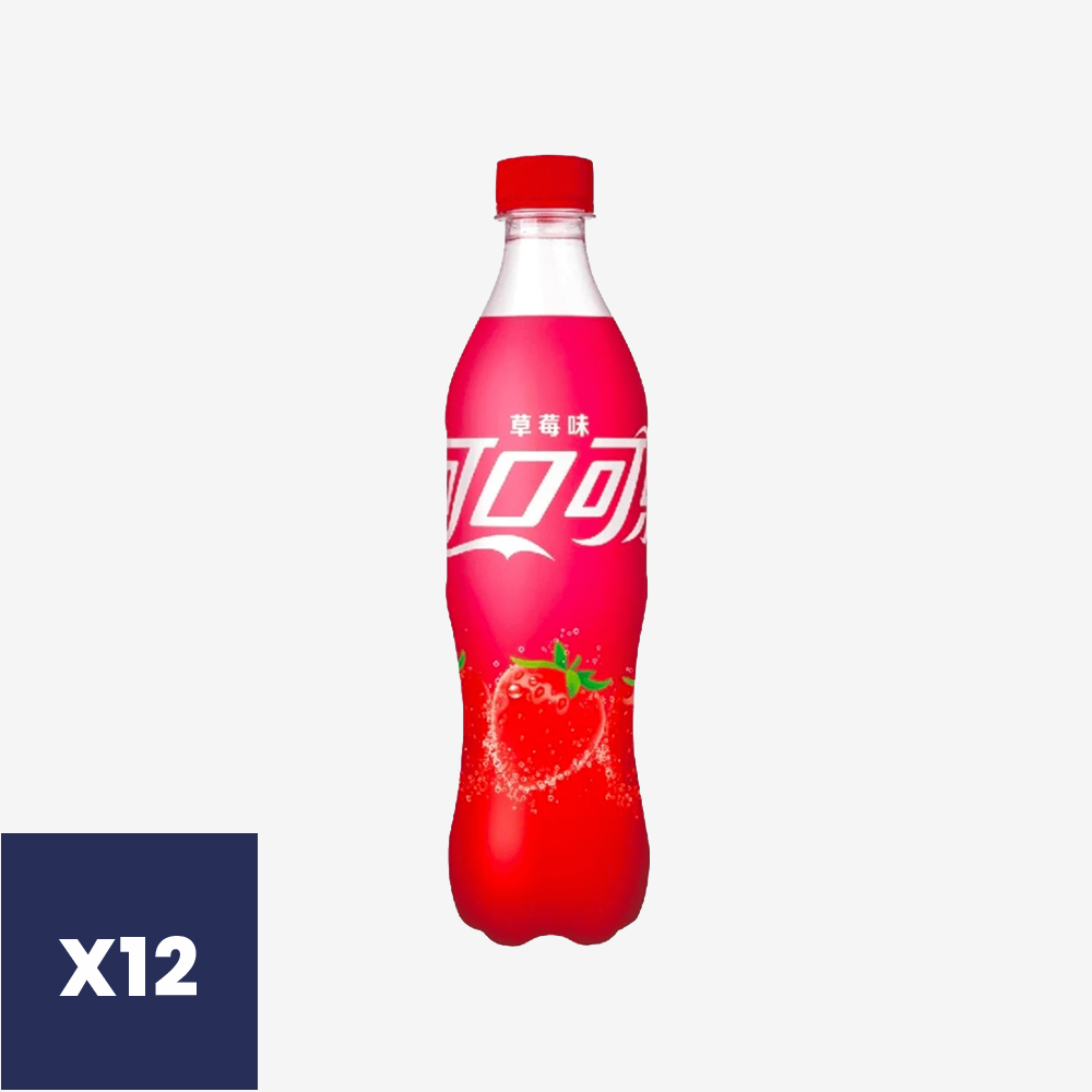 Bebida Frutilla Botella Coca-Cola 12 x 500 ml