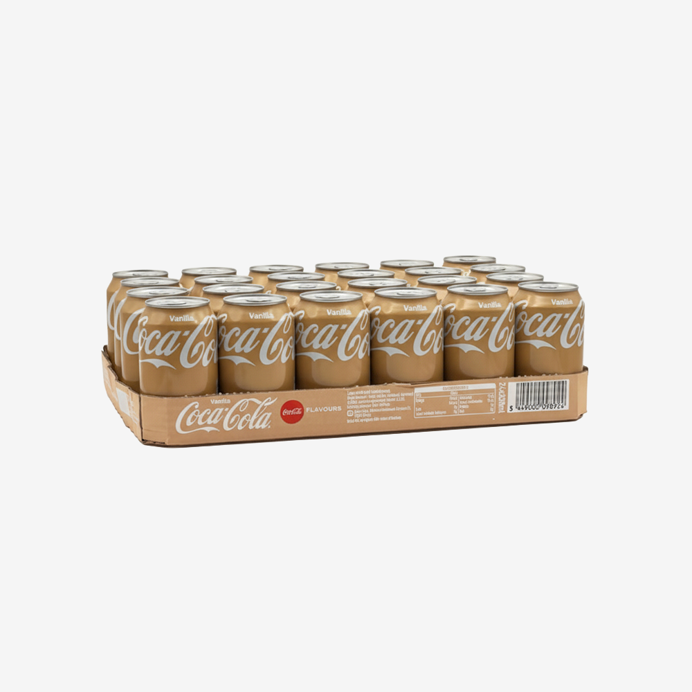 Bebidas Vanilla Lata Coca-Cola 24 x 330 ml