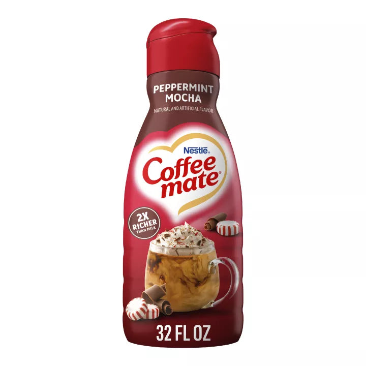 Crema para Café Peppermint Mocha Coffee-Mate Nestle 946 ml