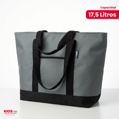 Bolso Cooler Gris 17.5 L KiosClub 1 un