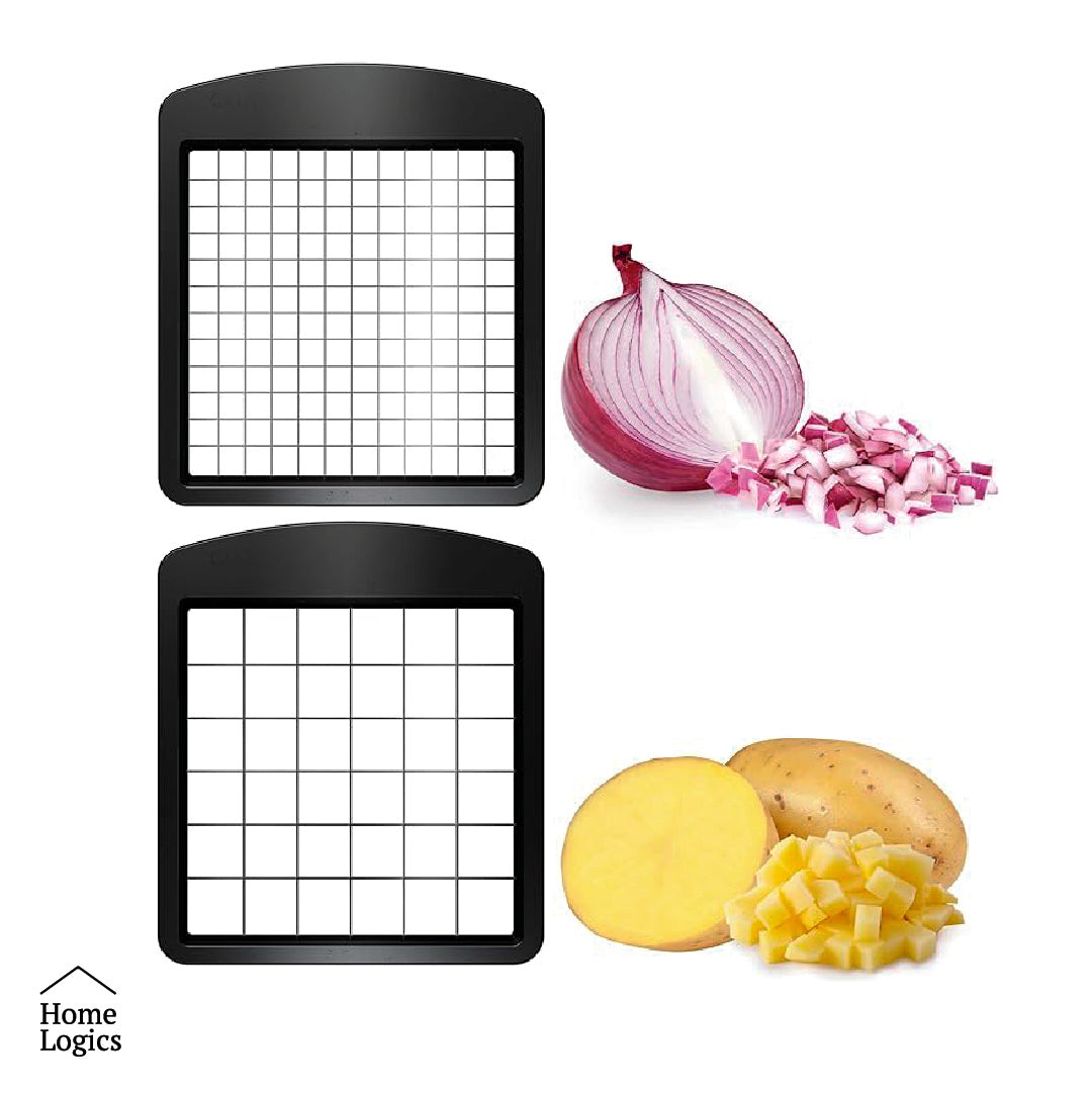 Pack Picadora Verduras 2 en 1 Acero Home Logics + Set de Repuestos