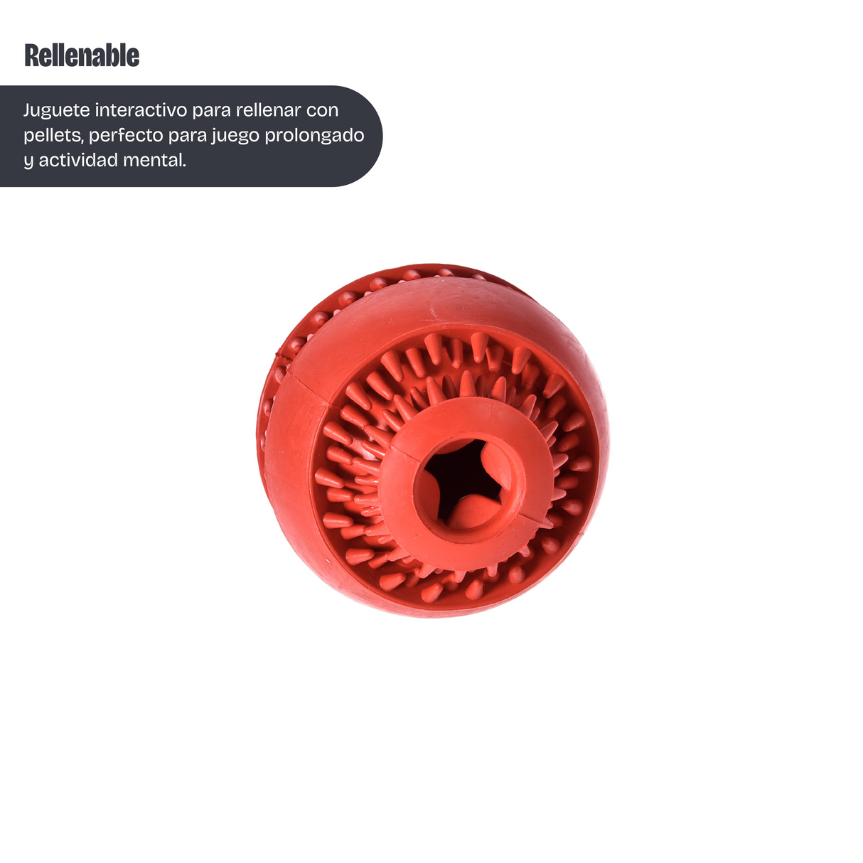 Pelota Interactiva para Perros Roja 1 un