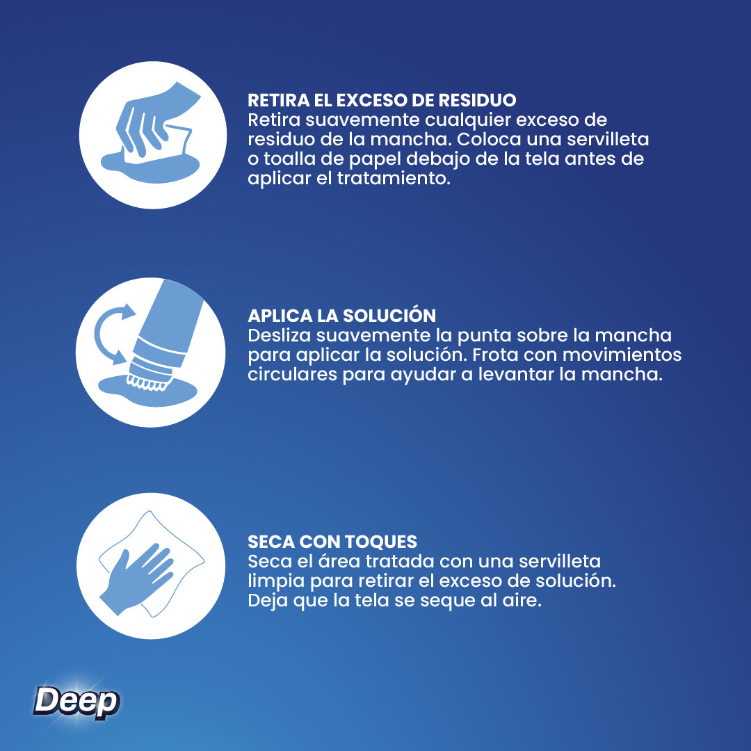 3-Pack Lápiz Quitamanchas Deep Fix 1 un