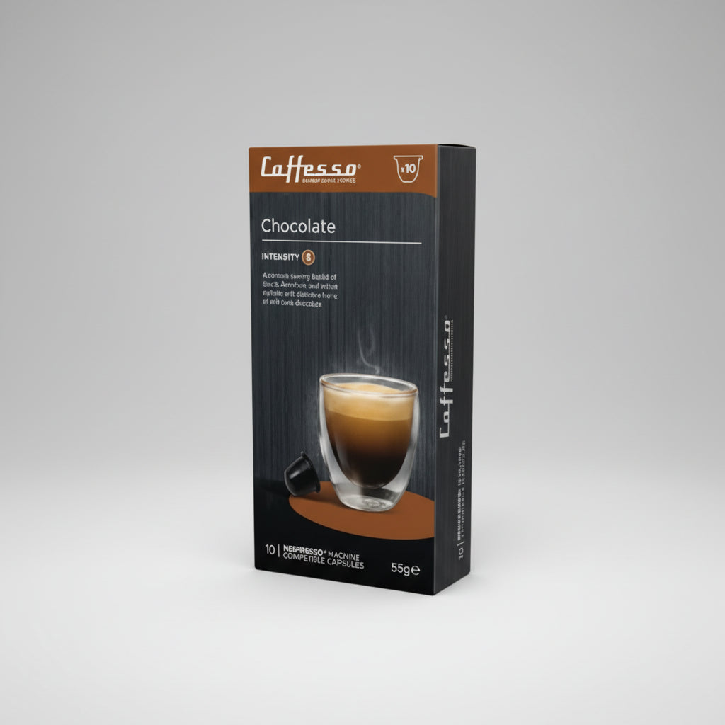 Cápsulas de Café Chocolate para Nespresso Caffesso 10 un