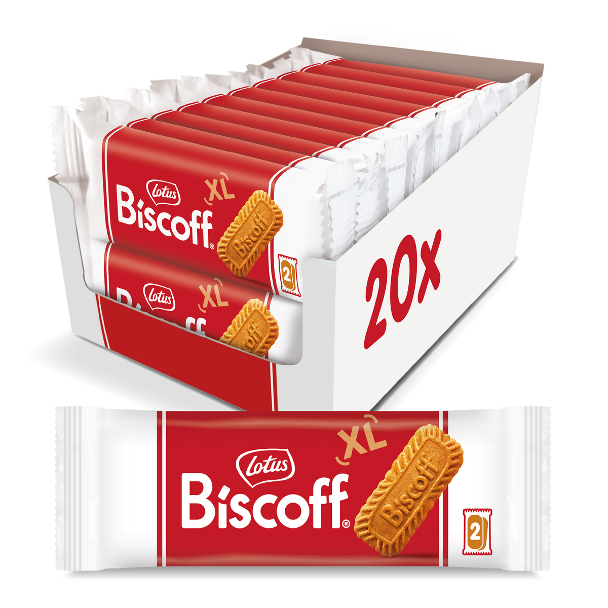 Galleta Biscoff XL Lotus 20 x 25 g