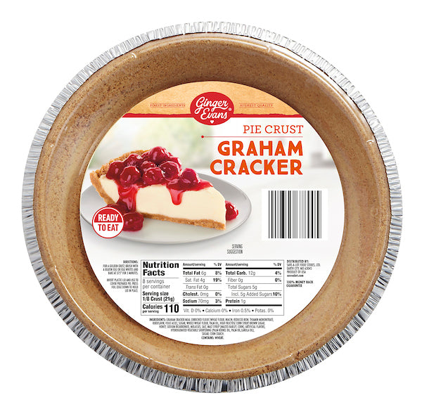 Base Pie Graham Cracker Ginger Evans 170 g