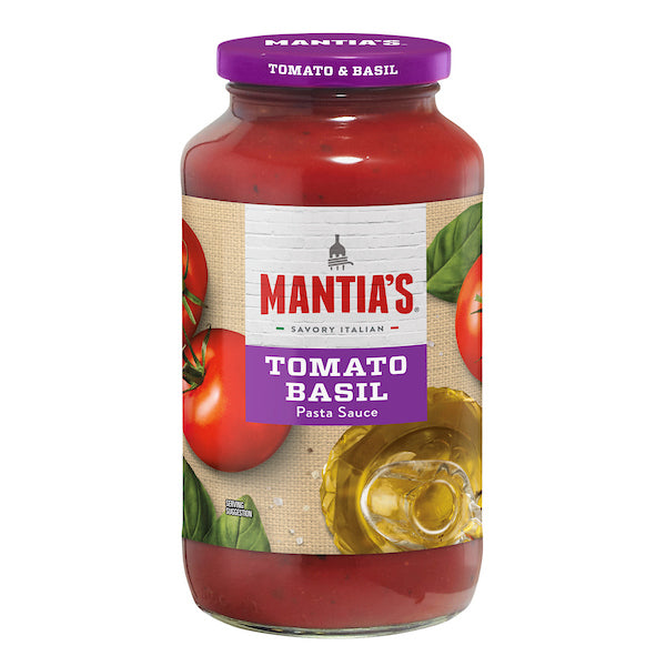 Salsa de Tomate y Albahaca Mantia's 680 g
