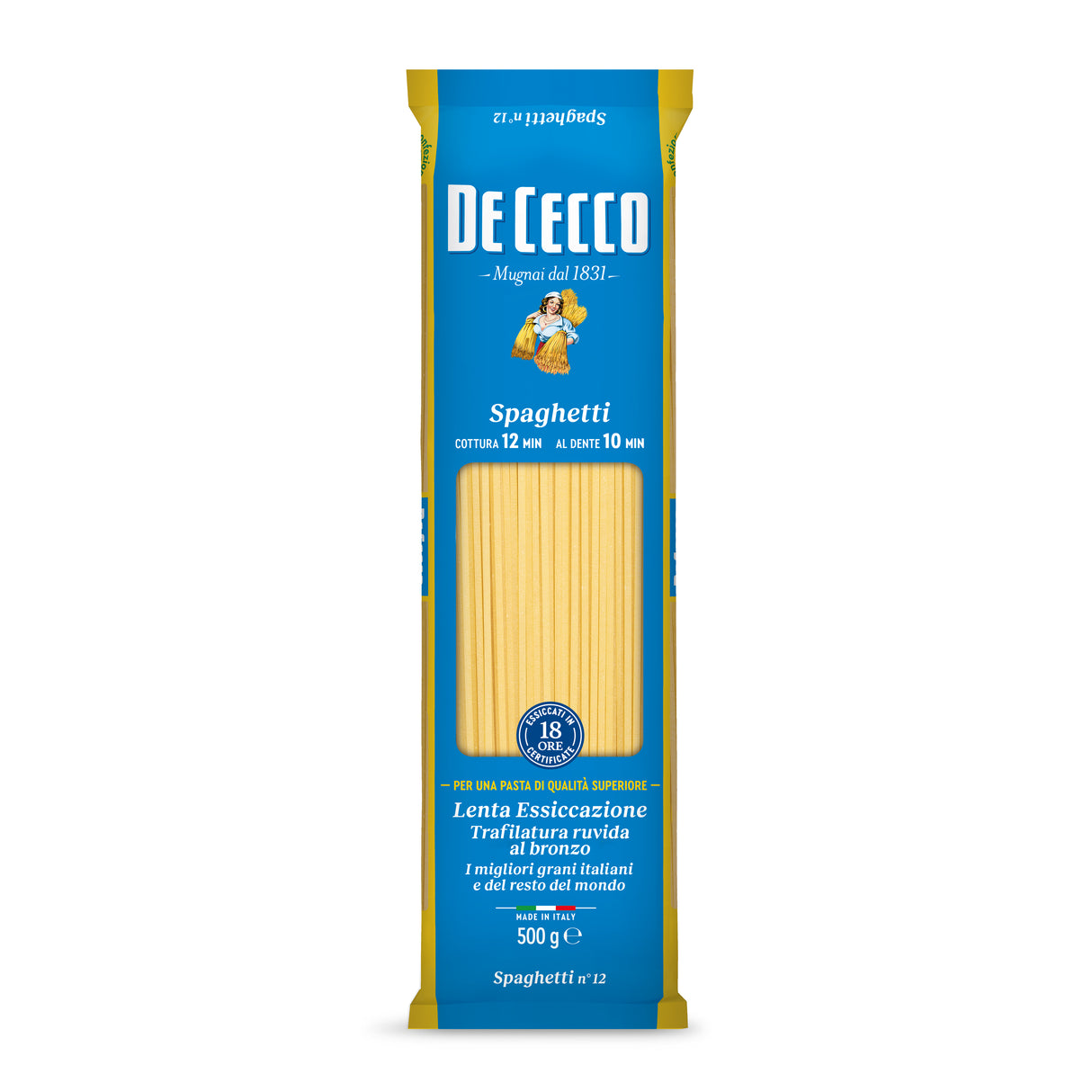 Pasta Spaguetti De Cecco 500 g