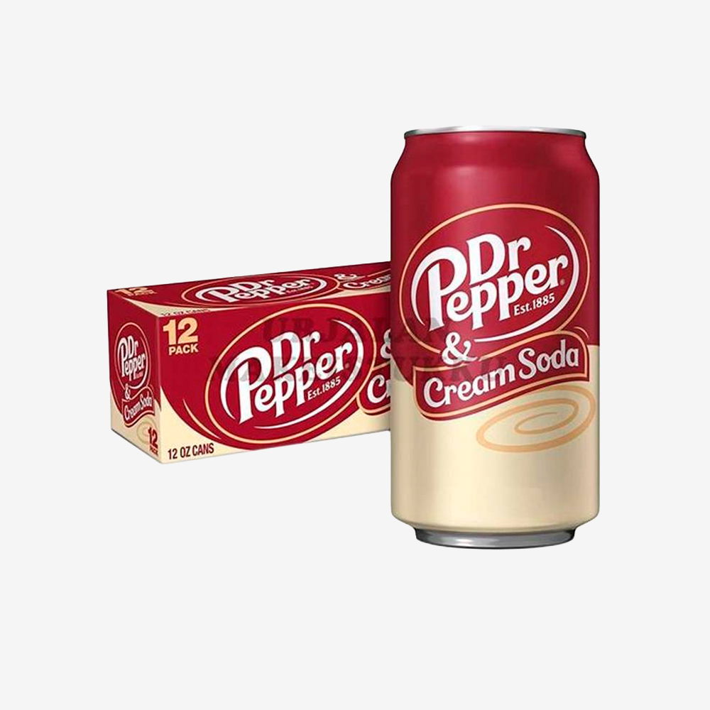 Bebida Creme Soda Lata Dr. Pepper 12 un x 355 ml