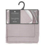 Set 4 Servilletas Chambray Light Gray Atmosphera 1 un