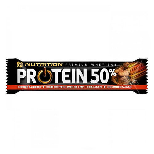 Barrita 50% Proteína Cookies&Cream Go On Nutrition 40 g