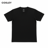 Poleras 100% Algodón Negras Cuello V Pack 3 Cosley 1 un
