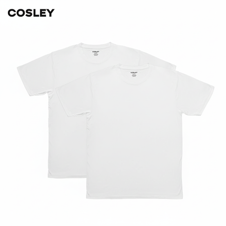 Poleras Blancas Instant Cool Cuello Redondo Pack 2 Cosley 1 un