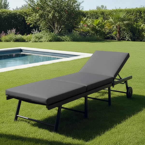 Cojín Reposera Exterior Gris 186 x 58 x 5 cm Sunseeker 1 un