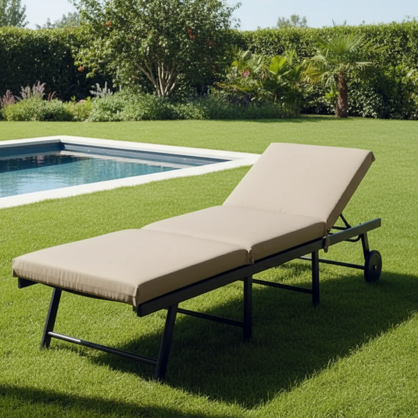 Cojín Reposera Exterior Beige 186 x 58 x 5 cm Sunseeker 1 un