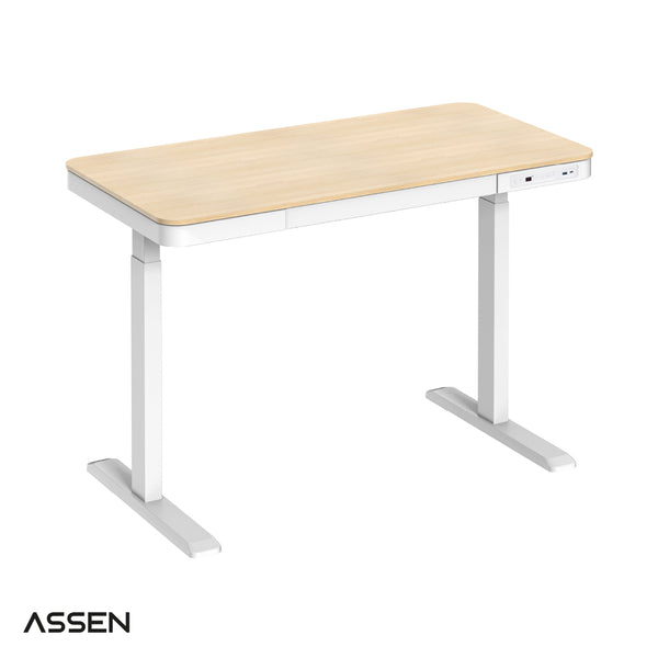 Escritorio Altura Regulable Base Blanca Pro Series 118 x 60cm Assen 1 un