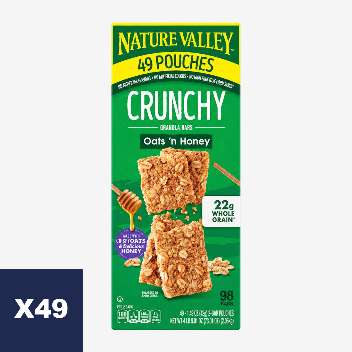 Barritas de Granola con Miel Nature Valley 49 un x 42 g