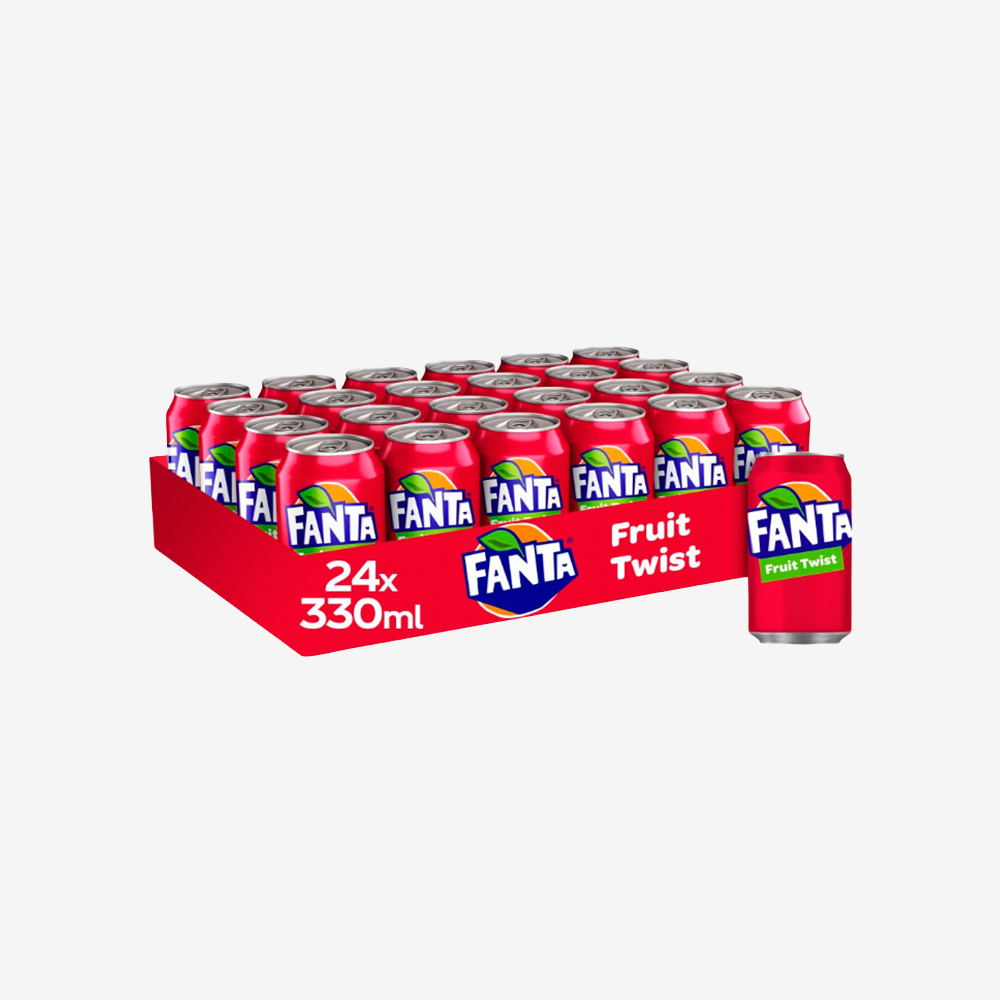 Bebidas Fruit Twist Lata Fanta 24 un x 330 ml