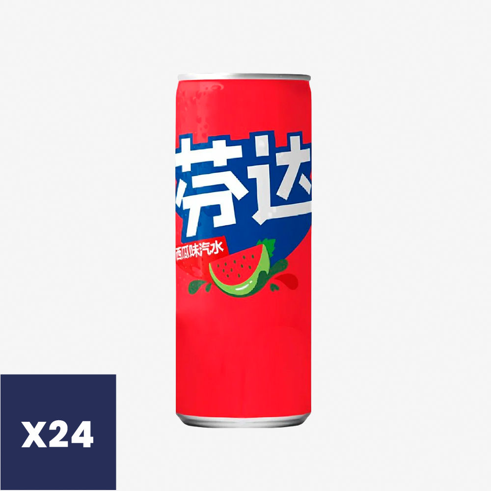 Bebida Sandía Lata Fanta 24 x 330 ml