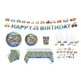 Set Decoración Fiesta Transportation Theme 24 Personas 1 un