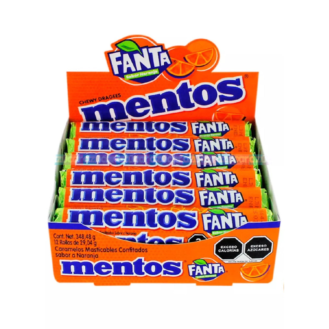 Masticables Fanta Mentos 14 x 29 g