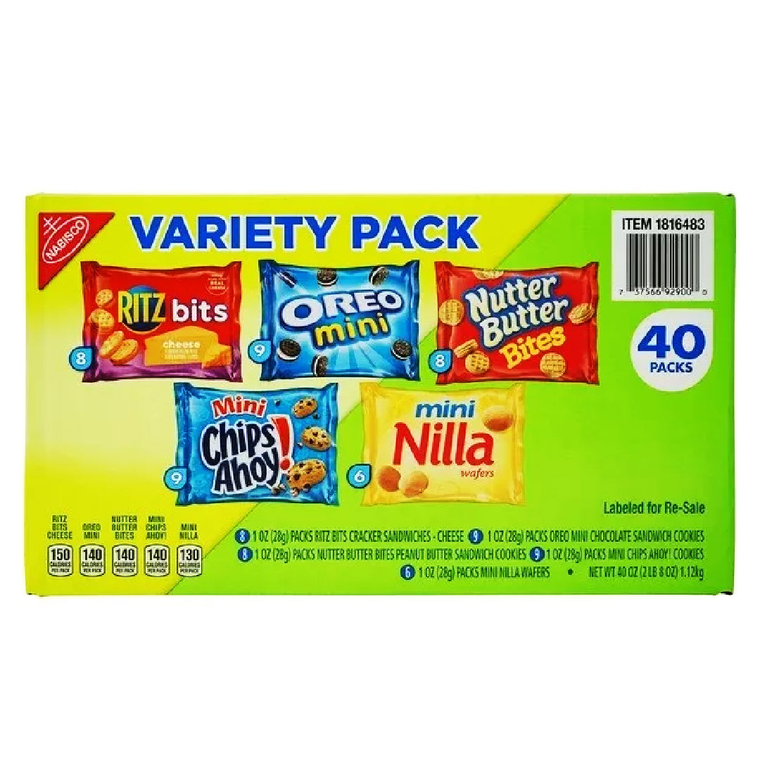 Galletas Variedades Nabisco 40 un x 28 g