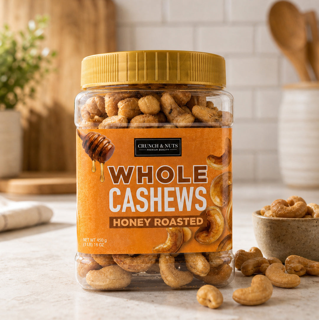 Castañas de Cajú con Miel Crunch & Nuts 450 g