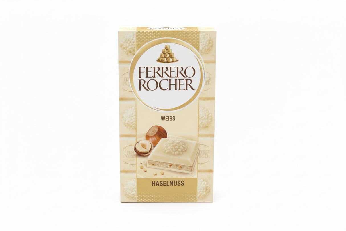 Chocolate Blanco Avellana Ferrero Rocher 90 g