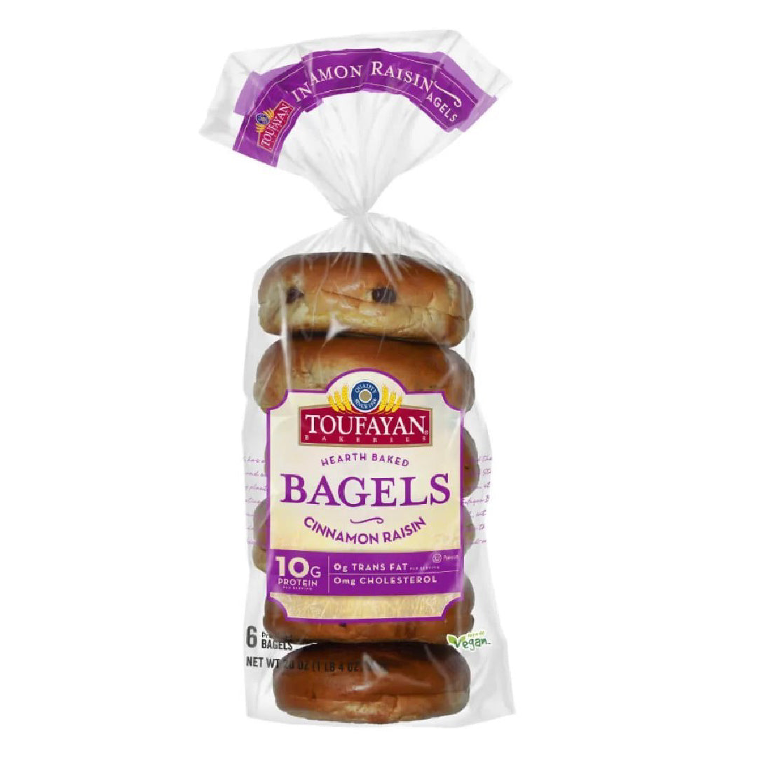 Bagels Canela Pasas Toufayan 567 g