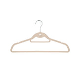 Set 30 Colgadores de Ropa Antideslizantes Beige Velvet Home Logics 30 un
