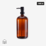Dispensador de Vidrio Ámbar Transparente 1000 ml Home Logics 1 un