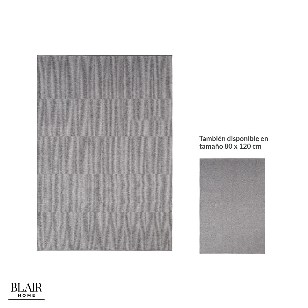 Alfombra Lavable Gris 170 x 240 cm Blair Home 1 un