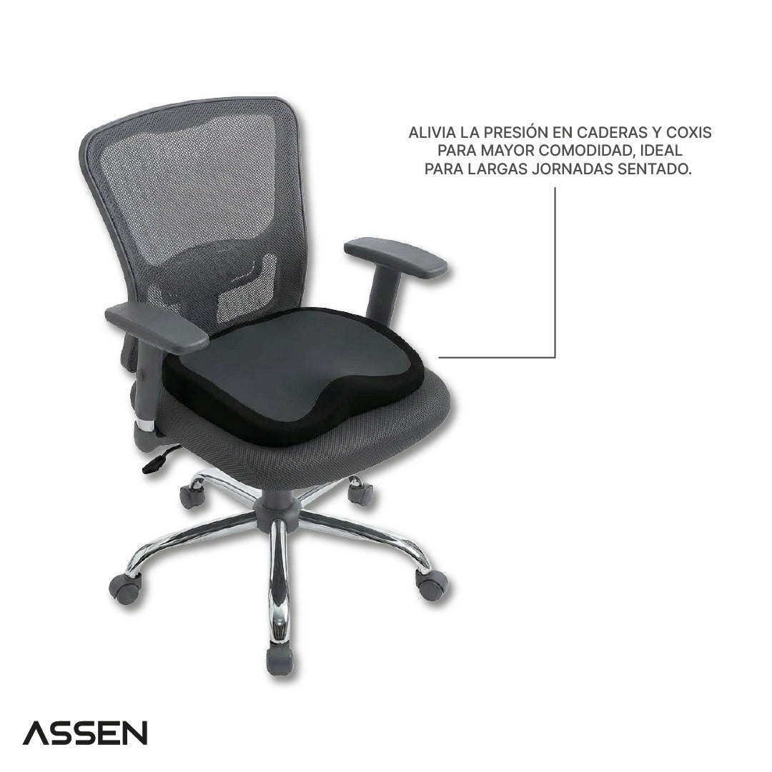 Cojín Asiento Ergonómico Memory Foam Assen 1 un