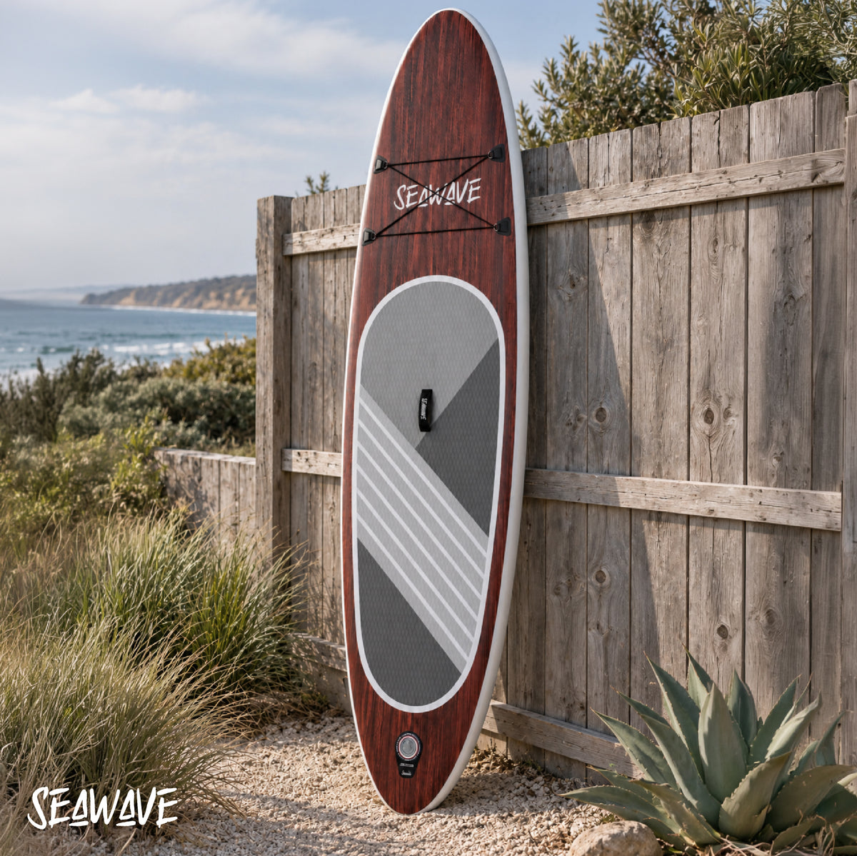 Stand Up Paddle Board 320 cm Wooden Seawave 1 un