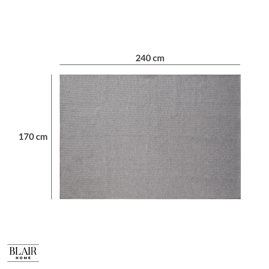 Alfombra Lavable Gris 170 x 240 cm Blair Home 1 un